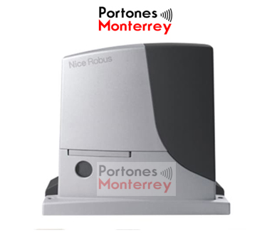 Nice Robus 1000 para portones de hasta 1000kgs uso Medio intenso – Motor de Cremallera para puertas corredizas